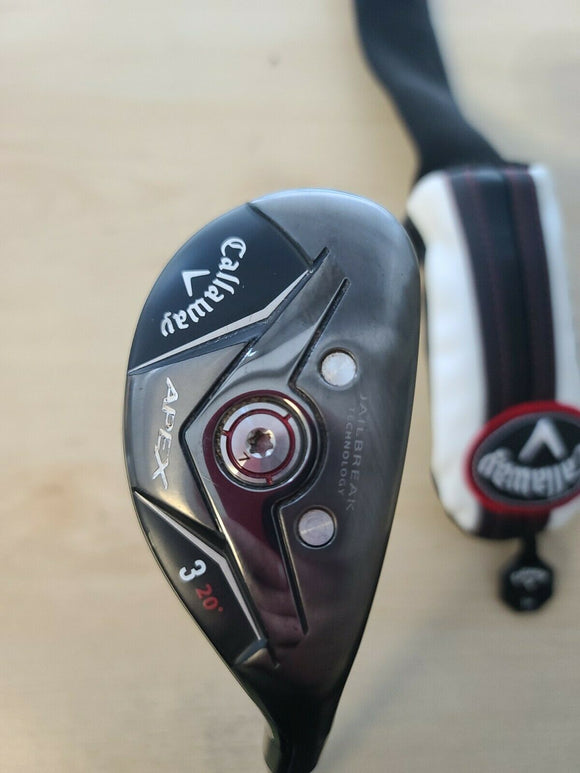 APEX '19 3 Hybrid 20* Catalyst 5.5 70 Regular Flex Graphite Golf 8/10